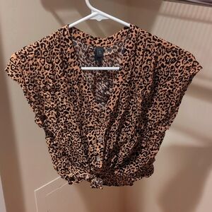 Cheetah like print top